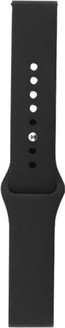 BlueBuilt Silicone Strap Black for Samsung/Garmin 20mm