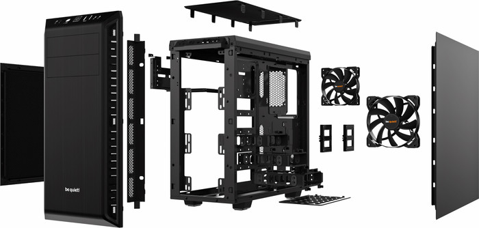 be quiet! PURE BASE 600 Schwarz innen