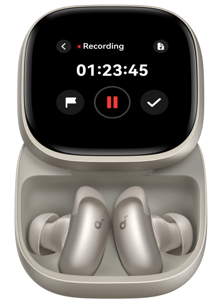 soundcore Liberty 5 Pro Max Gold combined product