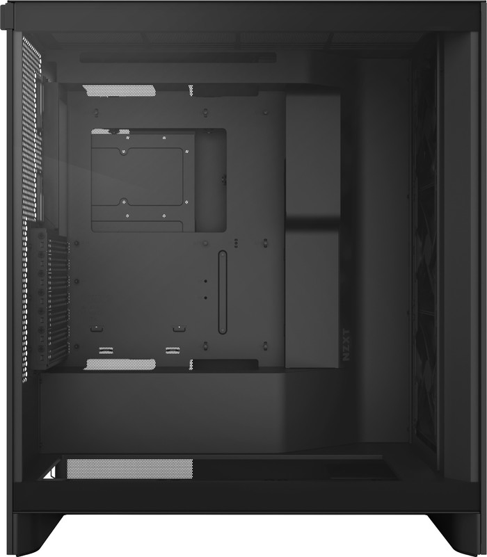 NZXT H7 Flow - Schwarz rückseite