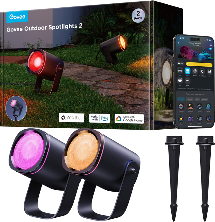 Govee Outdoor Spotlights Duo Pack packaging