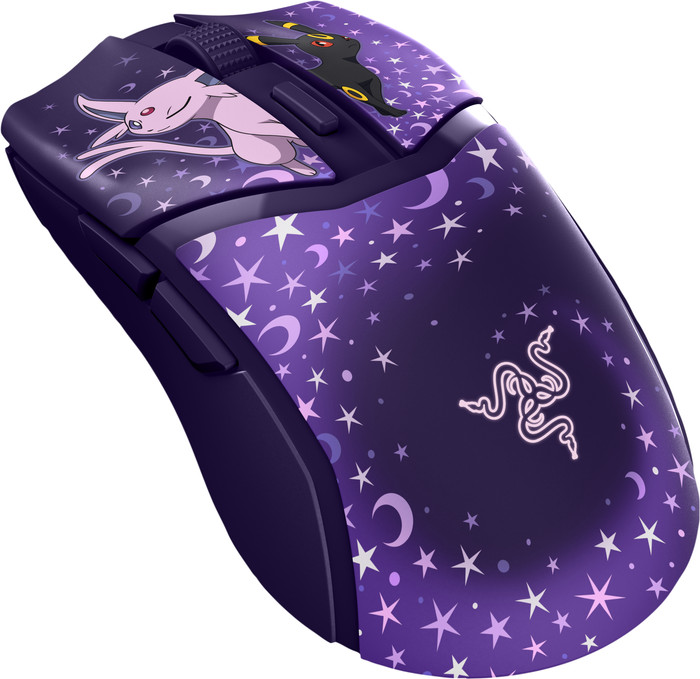 Razer Cobra Kabelgebundene Gaming-Maus - Pokémon Espeon/Umbreon Edition linke seite