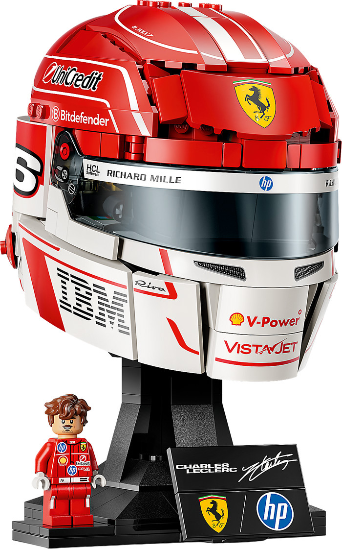 LEGO Editions Scuderia Ferrari HP Charles Leclerc Helm 43014 Main Image