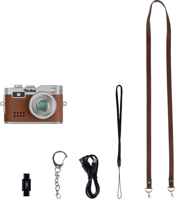 Rollei Mini Digitalkamera Braun zubehör