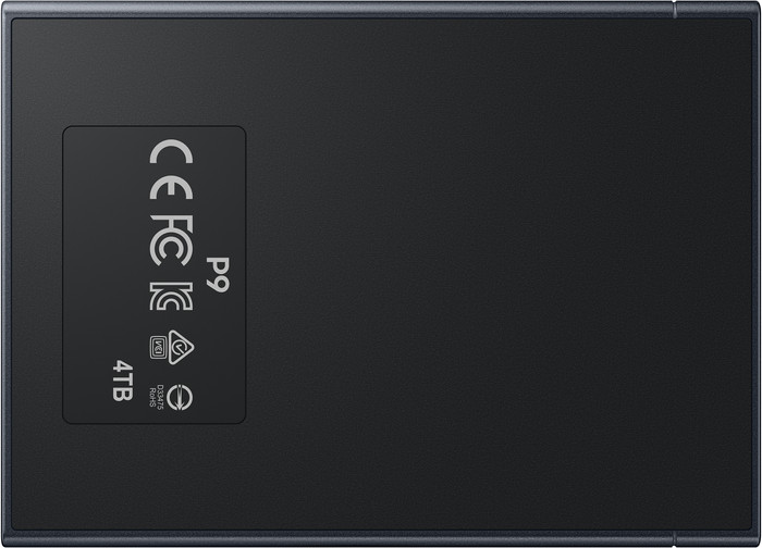 Samsung P9 Portable SSD 4 TB rückseite