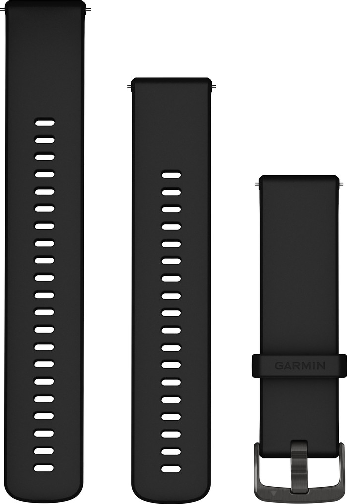 Garmin Silikonarmband Schwarz 22 mm Main Image