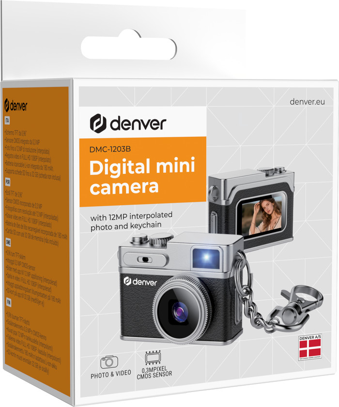 Denver DMC-1203B Schwarz verpackung