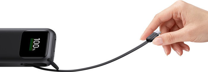 Belkin Powerbank 11.000 mAh mit Schnellladefunktion 60 Watt Schwarz linke seite