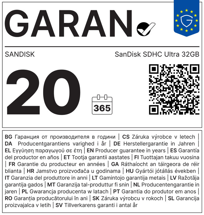 SanDisk SDHC Ultra 32GB
