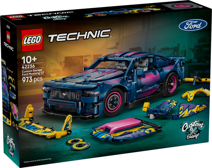 LEGO Technic Ford Mustang GT Auto aus der Tuning-Werkstatt 42236 verpackung