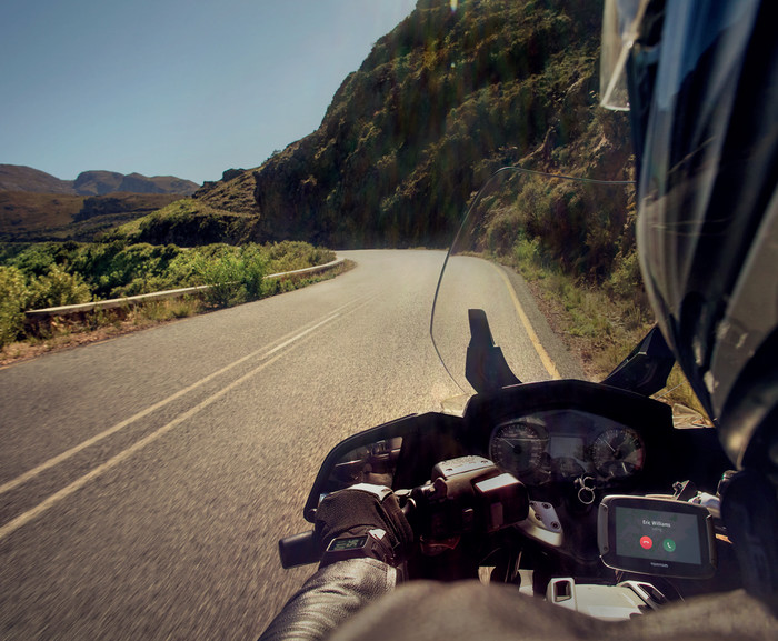 TomTom Rider 500 Europa produkt in gebrauch