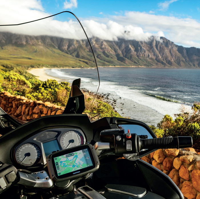 TomTom Rider 500 Europa produkt in gebrauch