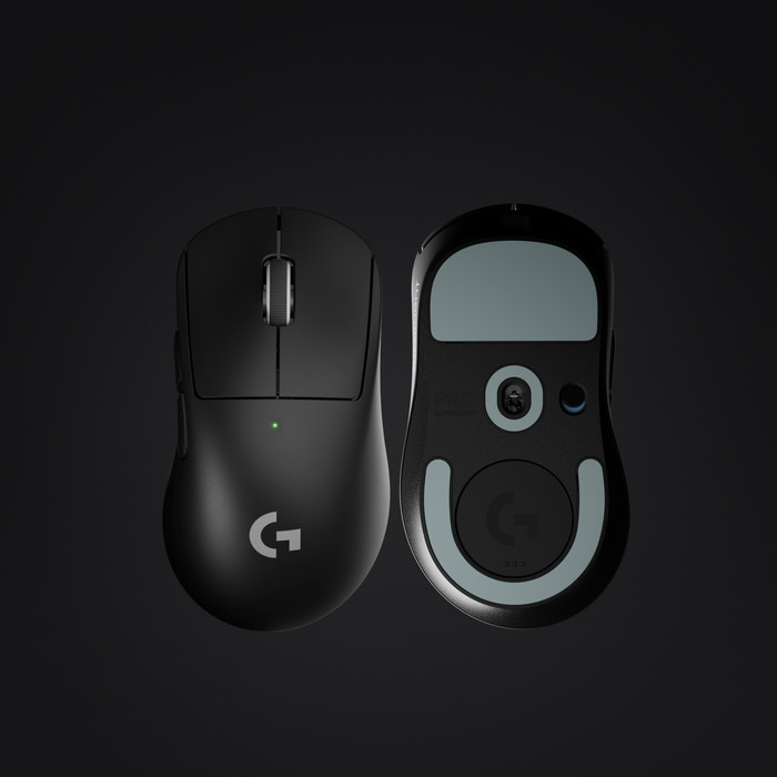 Logitech G PRO X Superlight 2 DEX Lightspeed Kabellose Gaming-Maus Schwarz visueller lieferant
