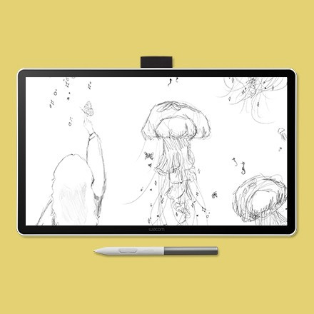 Wacom One 14 produkt in gebrauch