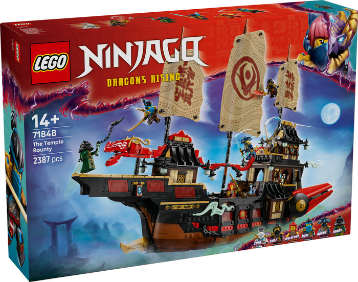 LEGO NINJAGO The Temple Bounty 71848 packaging