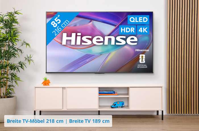 Hisense QLED 85 Zoll E79S (2026) visuelles Coolblue 1