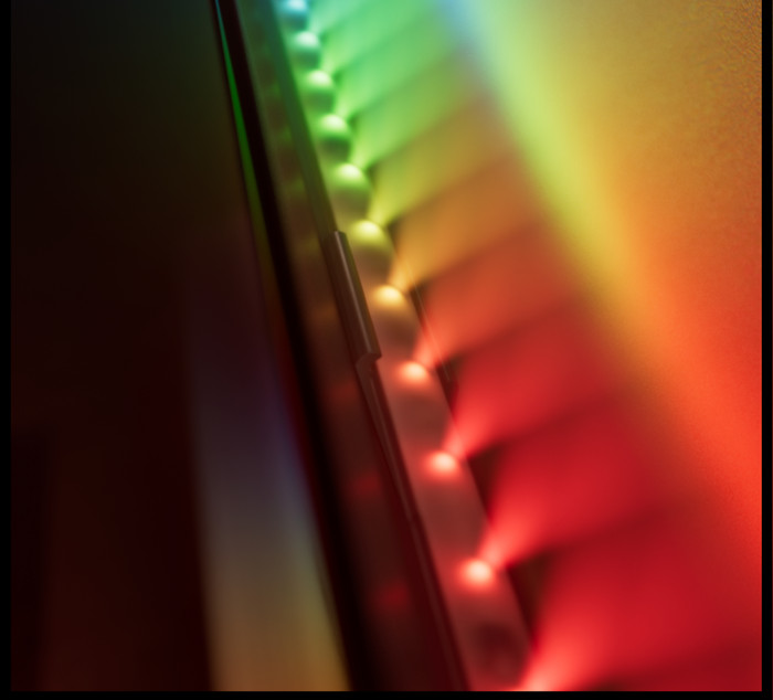 Philips Hue Play Gradient LED-Streifen für 75 bis 85 Zoll Fernseher produkt in gebrauch