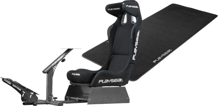 Playseat Evolution Pro ActiFit Schwarz + Bodenschutzmatte Main Image