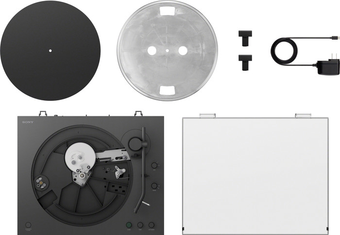 Sony PS-LX3BT Schwarz detail