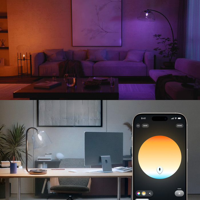 Philips Hue Candle Light White and Color E14 Separate Light product in use