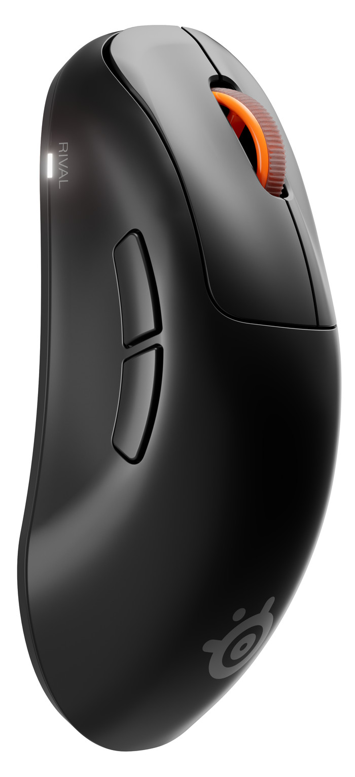 SteelSeries Rival Pro WL Wireless Gaming Mouse Black left side