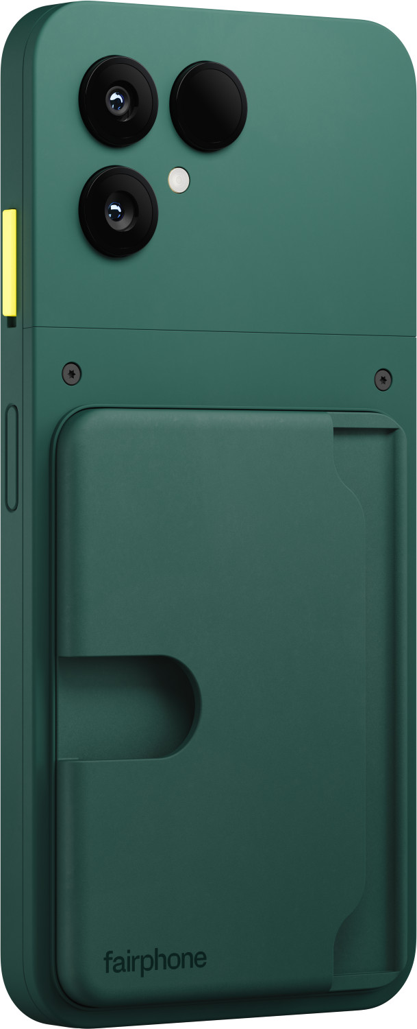 Fairphone Card Wallet for the Fairphone 6 Green product in use