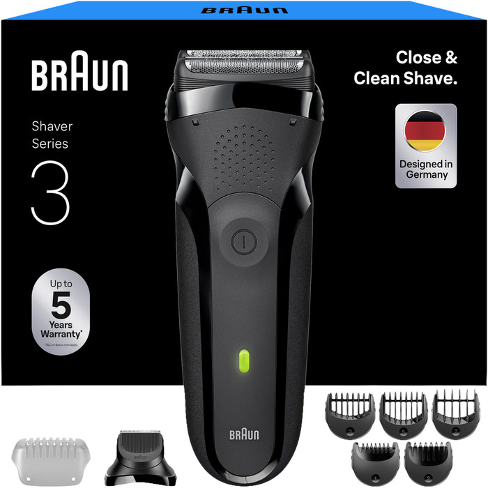 Braun Series 3 300BT Gray packaging