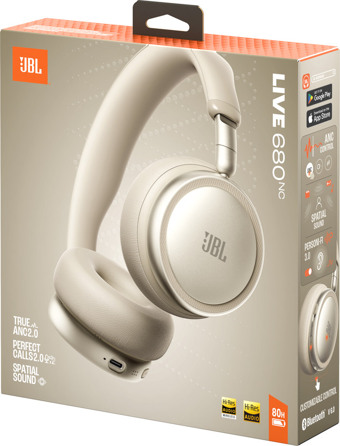 JBL Live 680NC Champagner verpackung