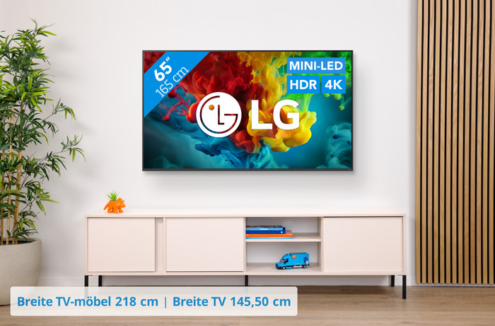 LG 65 Zoll QNED83 Mini-LED 4K (2026) visuelles Coolblue 1