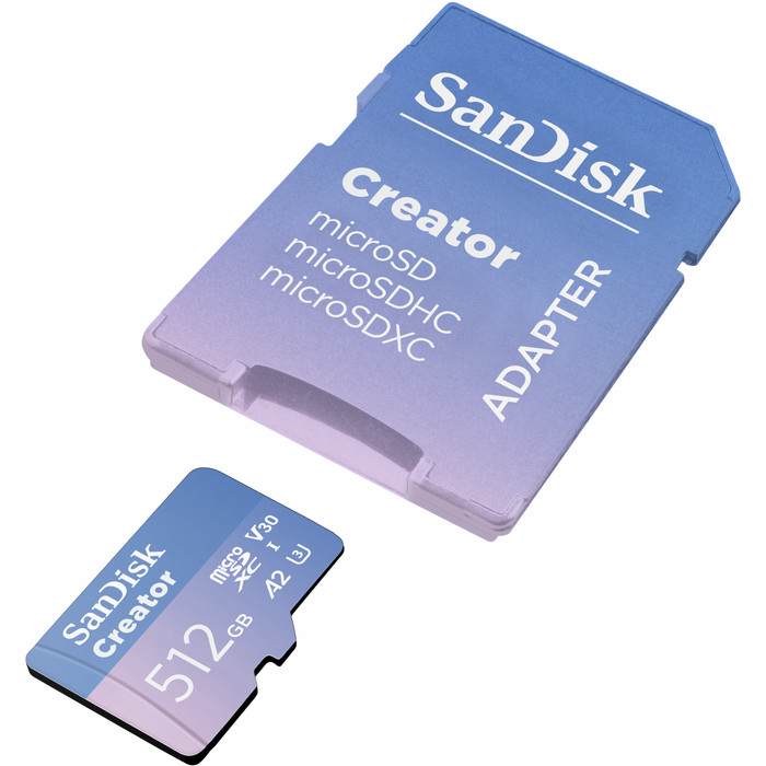 SANDISK microSDXC Creator 512GB 130 MB/s Verbundprodukt