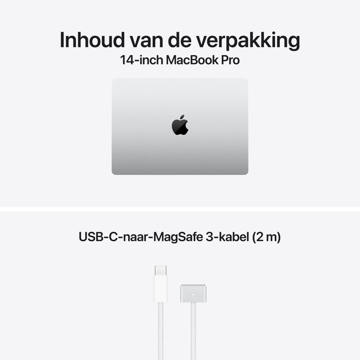 Apple MacBook Pro 14 inches M6 24GB / 1TB Silver QWERTY visual supplier