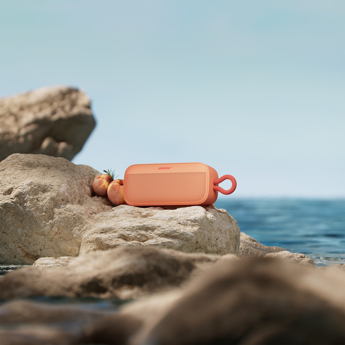Bose Soundlink Plus Orange produkt in gebrauch