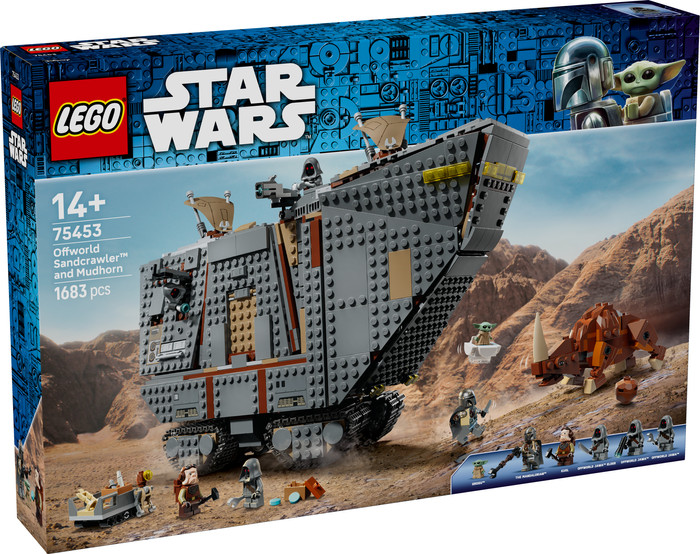 LEGO Star Wars Offworld Sandcrawler en Mudhorn 75453 packaging