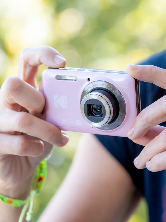 Kodak FZ55 Rosa produkt in gebrauch