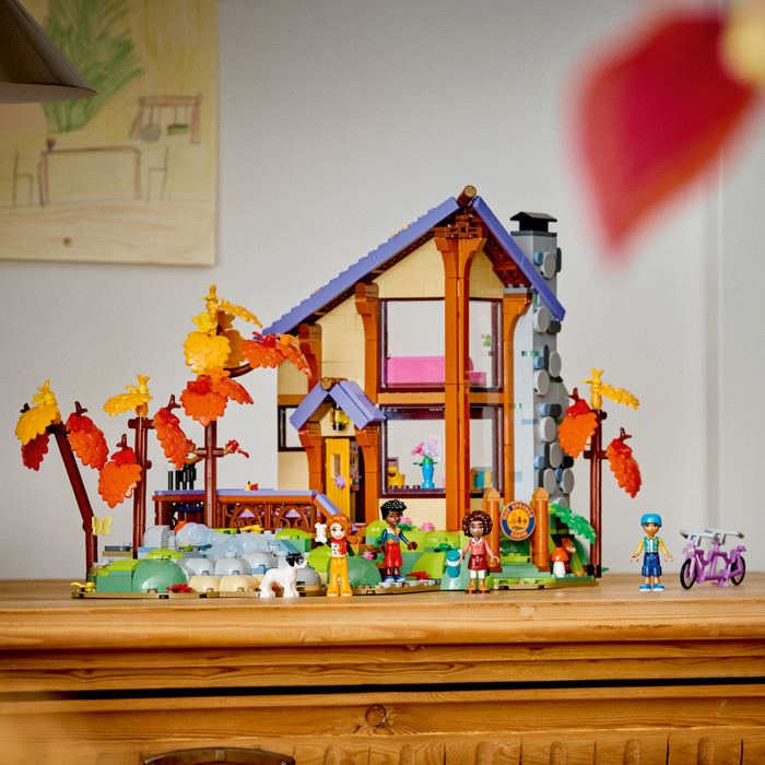 LEGO Friends Cozy Fall Forest Cabin 42705 product in use