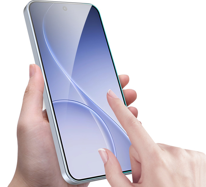 Just In Case Tempered Glass OPPO Reno15 Panzerglas produkt in gebrauch