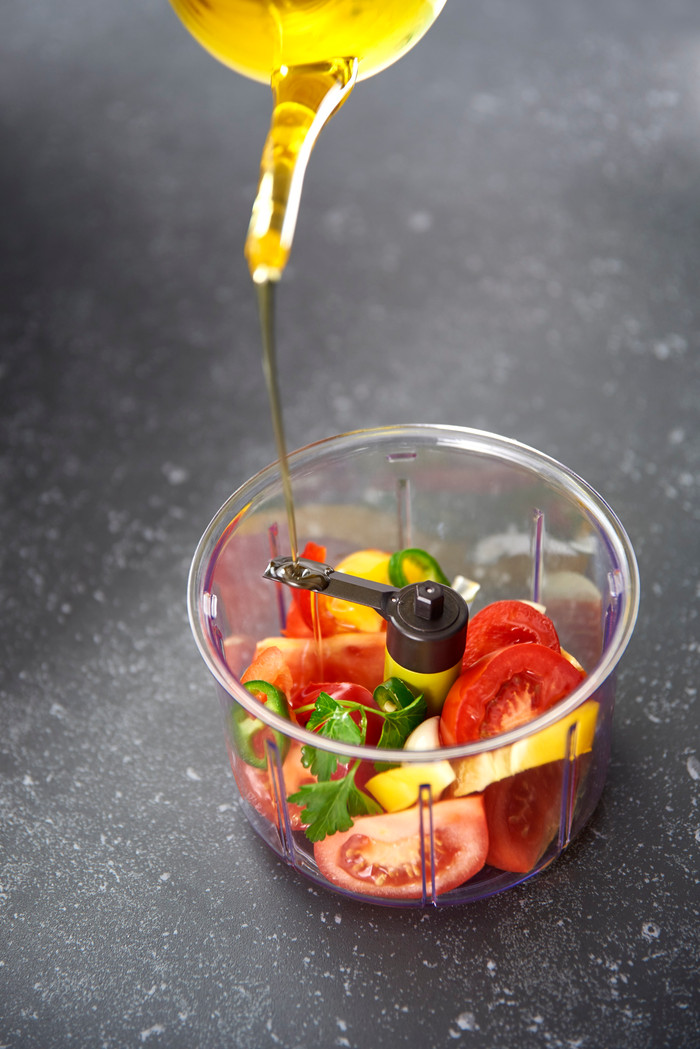 Tefal Ingenio Zerkleinerer 900 ml produkt in gebrauch