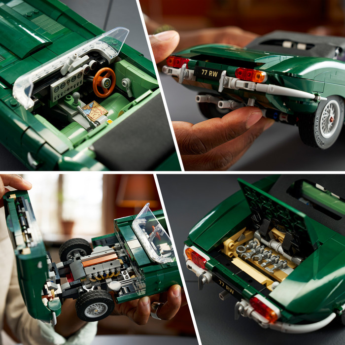 LEGO Icons Jaguar E-Type 11381 product in use