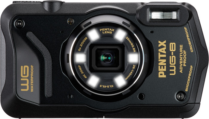 Pentax WG-8 Schwarz vorne