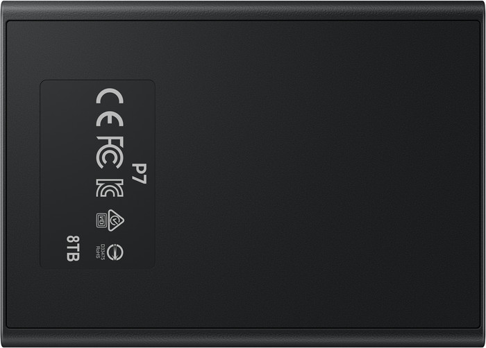 Samsung P7 Portable SSD 8 TB rückseite