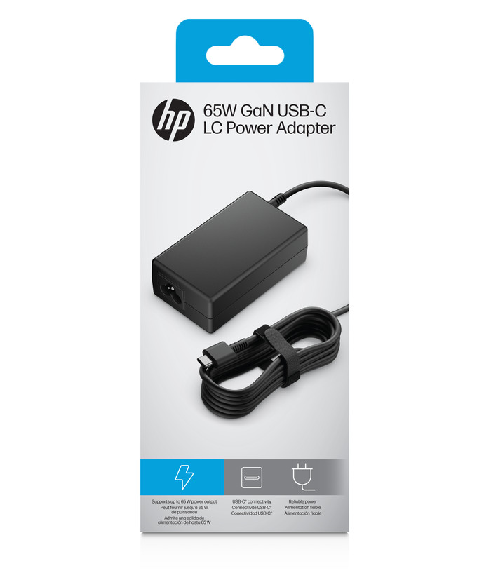 HP 65 W GaN-USB-C-Netzteil verpackung