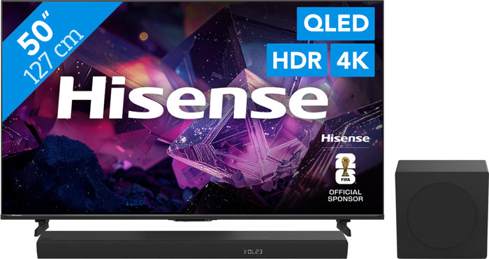 Hisense QLED 50 Zoll E79S PRO (2026) + Hisense HS3100 Main Image