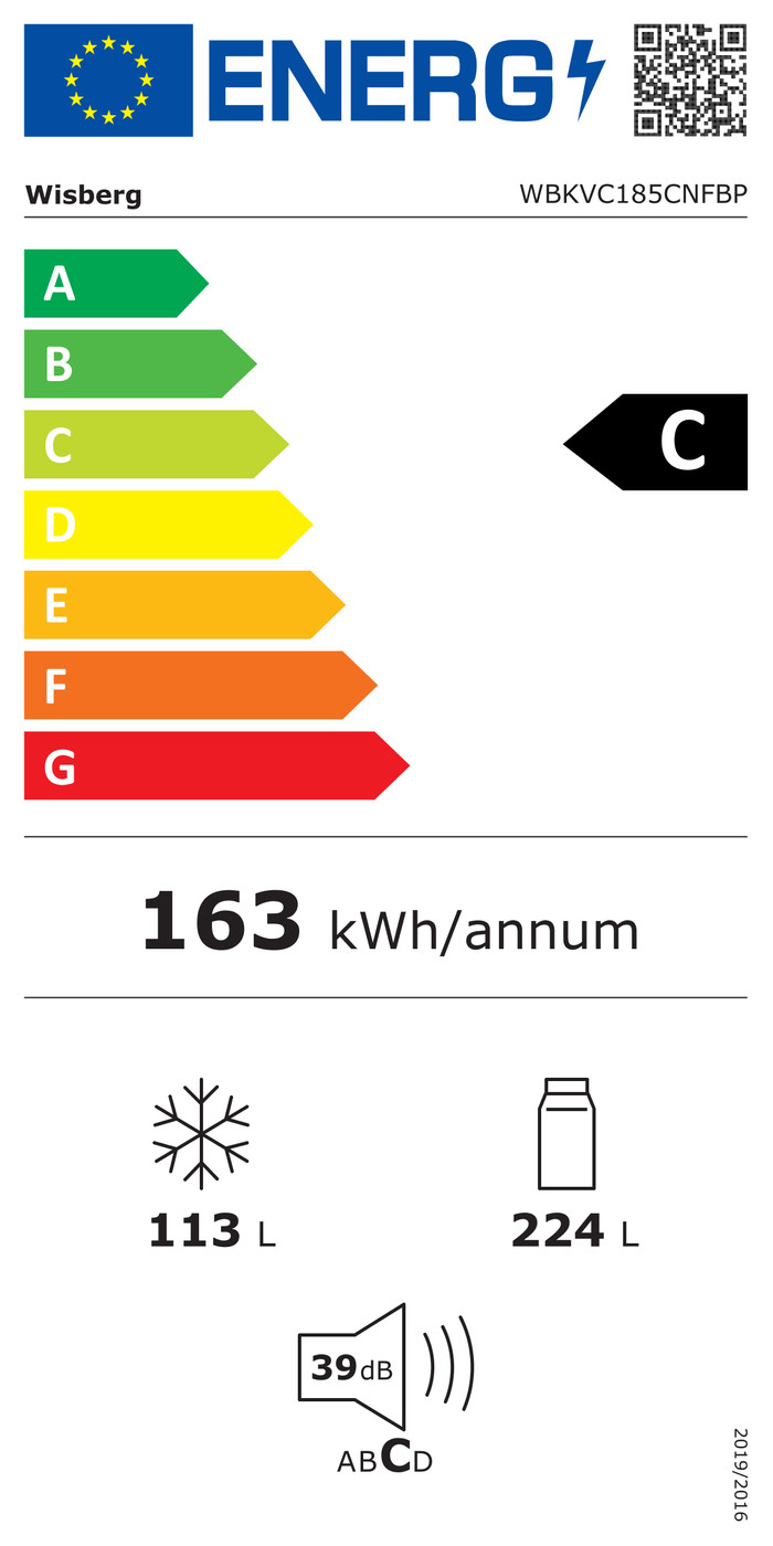 Wisberg WBKVC185CNFBP energy label