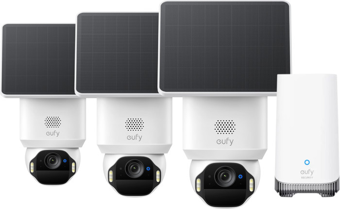 eufy SoloCam E42 3er-Pack + HomeBase 3 Main Image