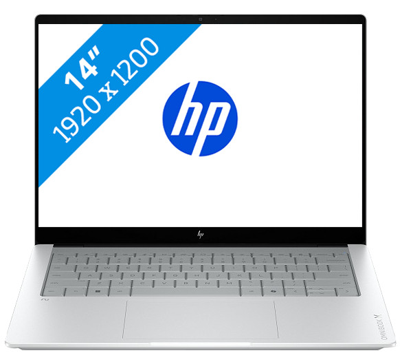 HP OmniBook X Laptop Next Gen AI 14-ka0053ng - 14" - Intel Core Ultra 5  - 8GB RAM/512GB SSD Main Image