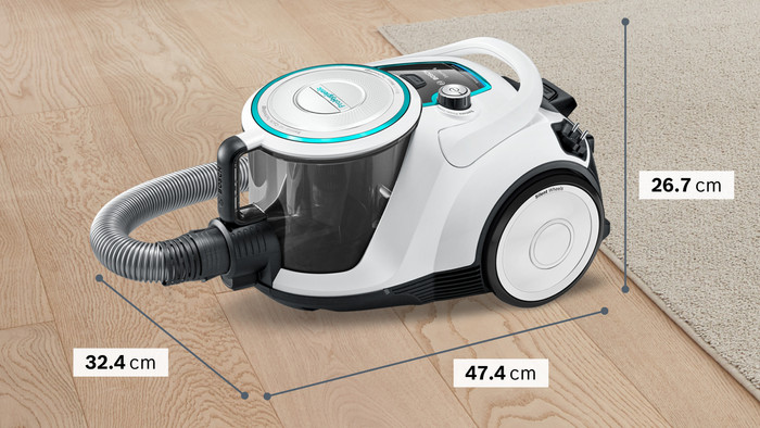 Bosch ProHygienic Serie 6 BGC41XHYG produkt in gebrauch