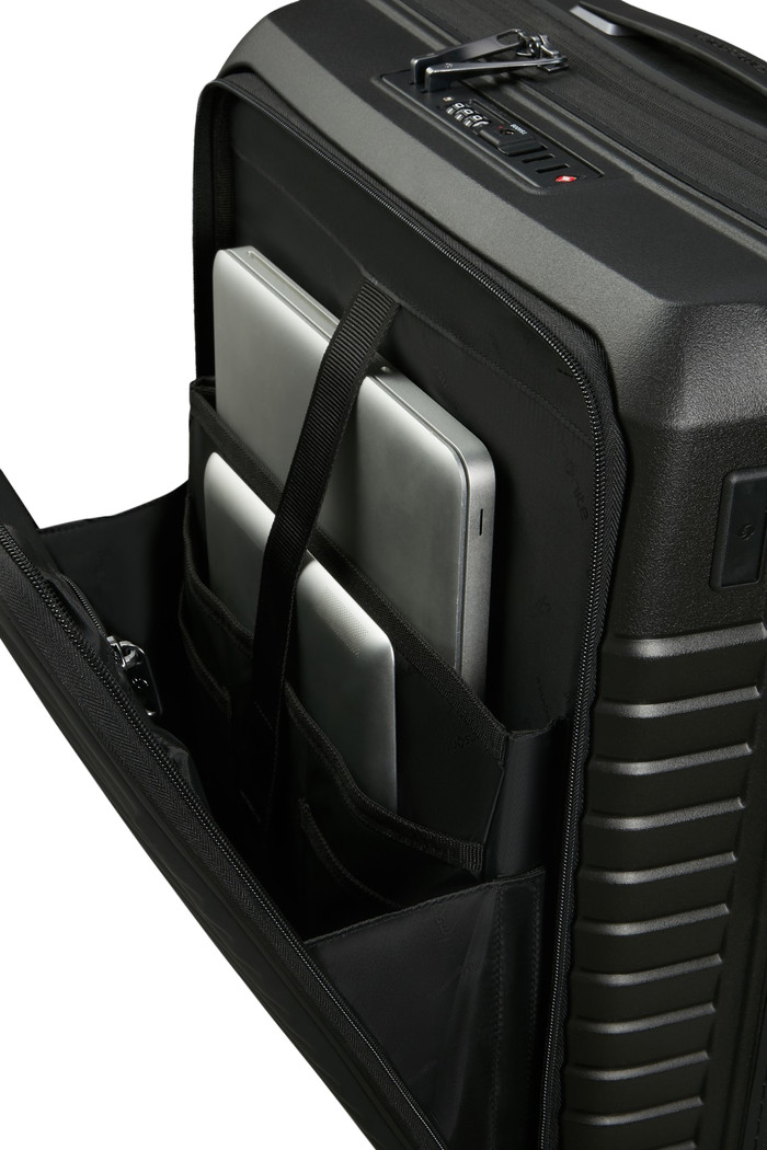 Samsonite Intuo Spinner Easy Access Expandable 55 cm Black produkt in gebrauch