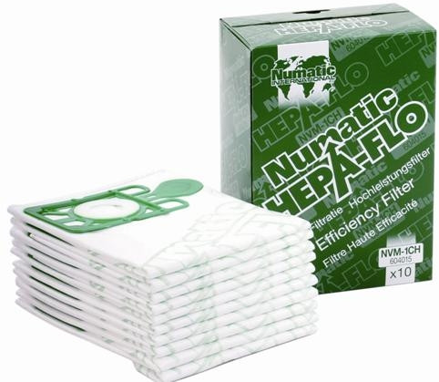 Numatic Hepa-Flo NVM-1CH (10 units) front