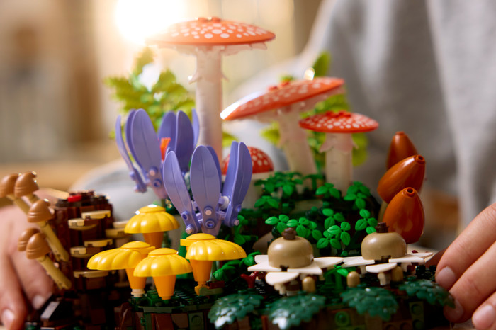 LEGO Botanicals Waldpilze 11505 produkt in gebrauch
