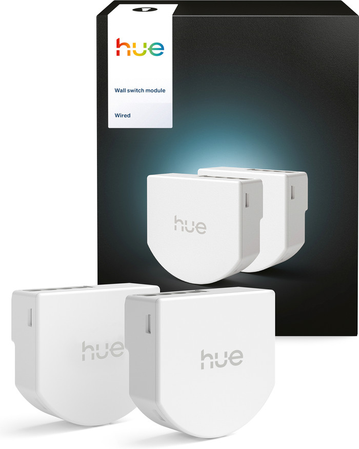 Philips Hue Kabelgebundenes Wandschaltermodul für Smart-Lampen Doppelpack Main Image